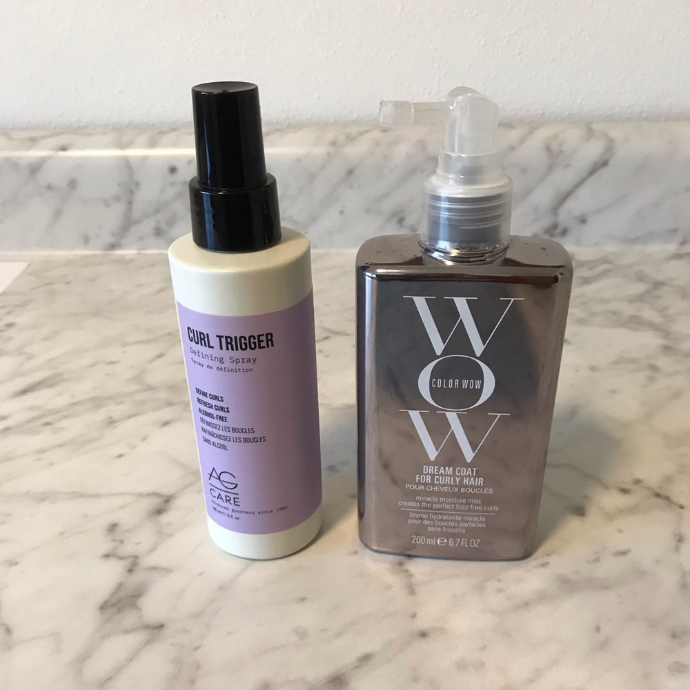 AG Curl Trigger Defining Spray + Color Wow Dream Coat For Curly Hair *READ*